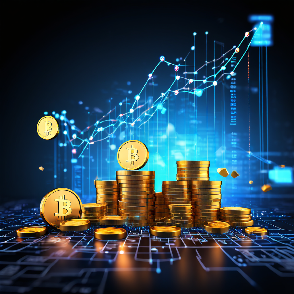 블록체인 블록 크기 증가에 따른 비용 상승 문제를 작은 블록과 거대한 블록의 시각적 비교와 함께 치솟는 비용 그래프와 유출되는 코인으로 설명하는 개념 이미지입니다.