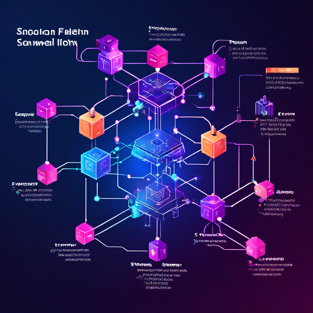 블룸 필터를 활용한 SPV 노드의 경량화된 블록체인 데이터 동기화 과정을 설명하는 순서도로, 전체 노드로부터 필요한 거래 정보만 효율적으로 질의하고 수신하는 방식을 보여줍니다.