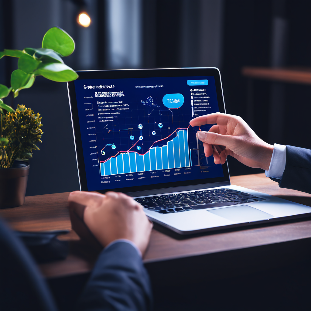 분할 소유 플랫폼 아이콘을 선택하는 모습부터 성장하는 투자 그래프로 이어지는 플로우차트를 담아, 실용적인 가이드북이 단계별 투자 성공 과정을 시각적으로 설명하는 이미지입니다.