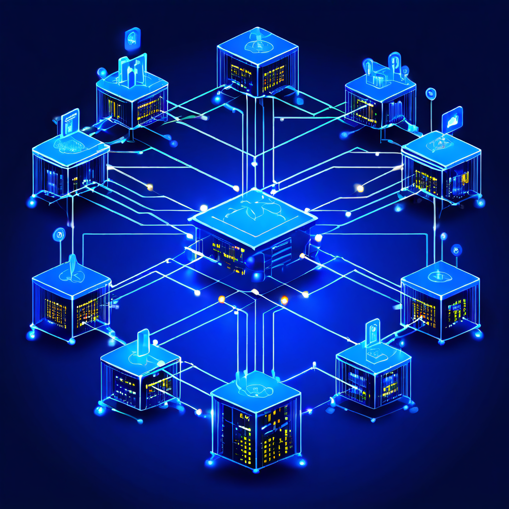 OSI 모델의 각 계층을 나타내는 계층적 화살표와 함께, 로드 밸런서가 네트워크 트래픽을 여러 서버에 분산시키는 과정을 개념적으로 설명하는 다이어그램입니다.