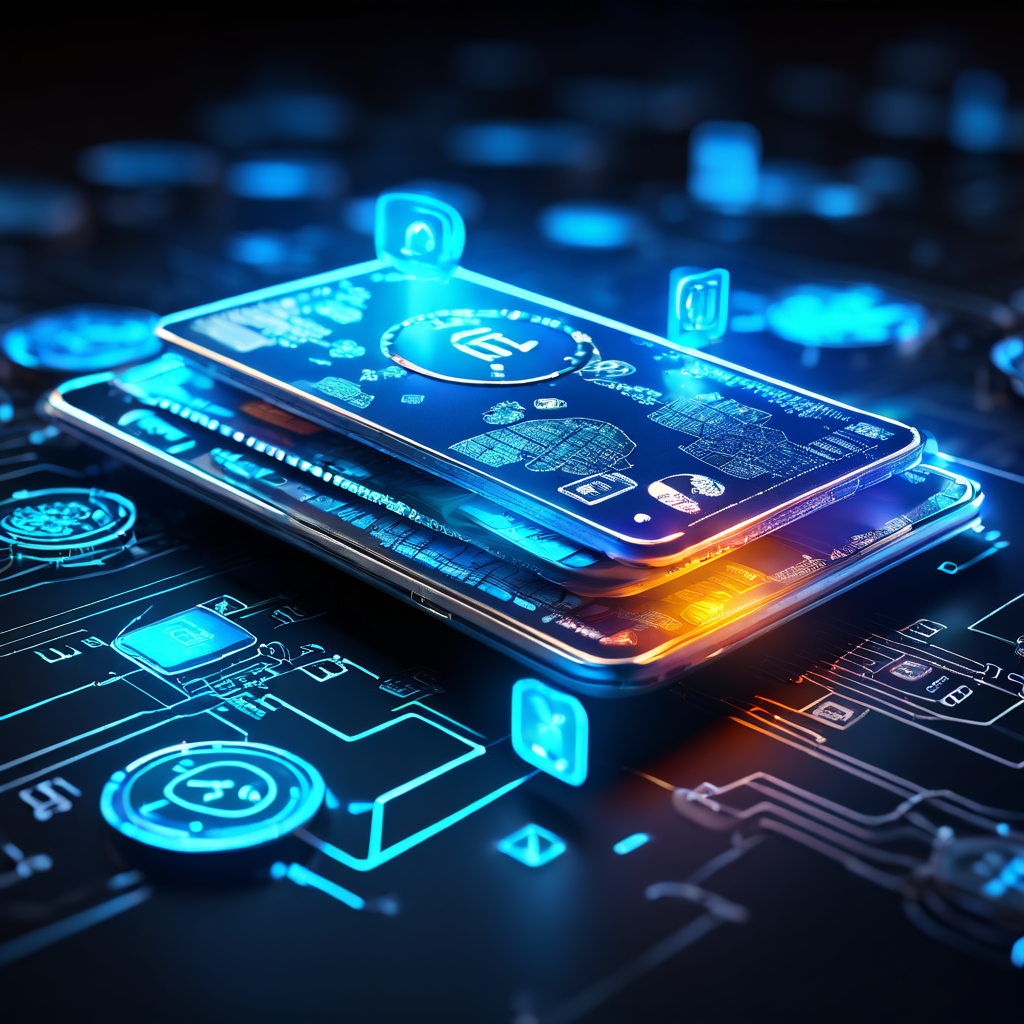 분산된 물리적 지갑이 표준화된 통합 디지털 월렛으로 진화하는 과정을 BIP 인증의 빛나는 연결 고리를 통해 개념적으로 보여주는 이미지입니다.